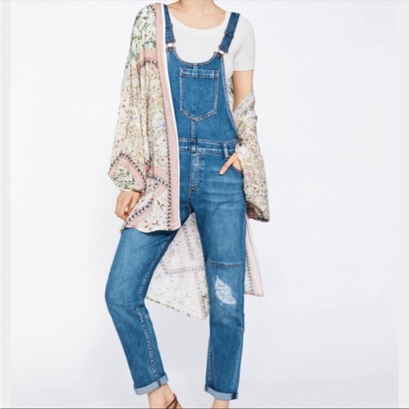 Pilcro and the Letterpress Pants - Anthropologie Pilcro and the Letterpress Faye Distressed Overalls